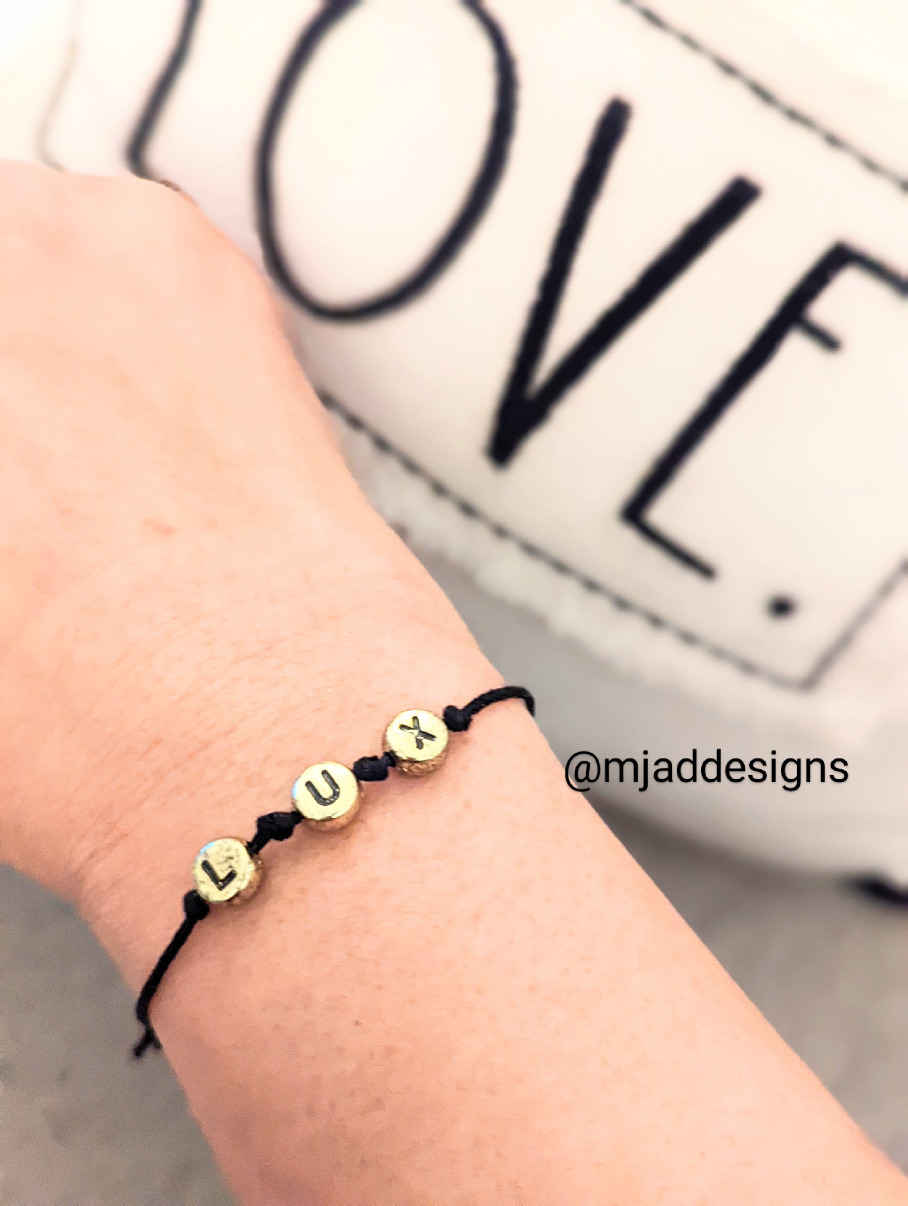 LUX Slip-string Bracelet – MJAD Designs